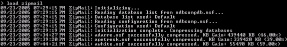 load zipmail